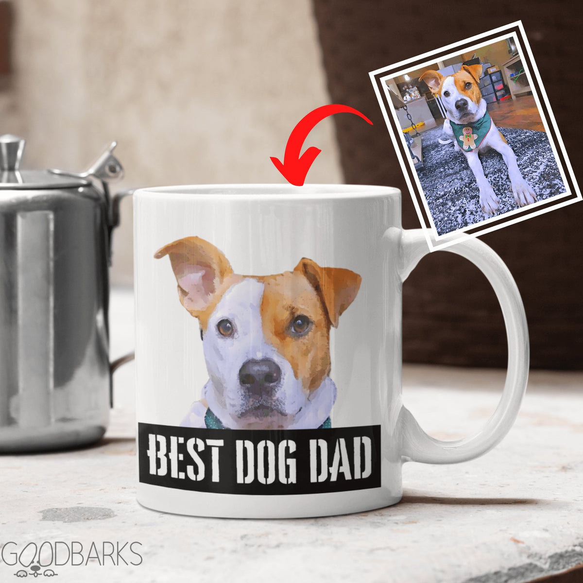 GoodBarks Best Dog Dad Mug - GoodBarks