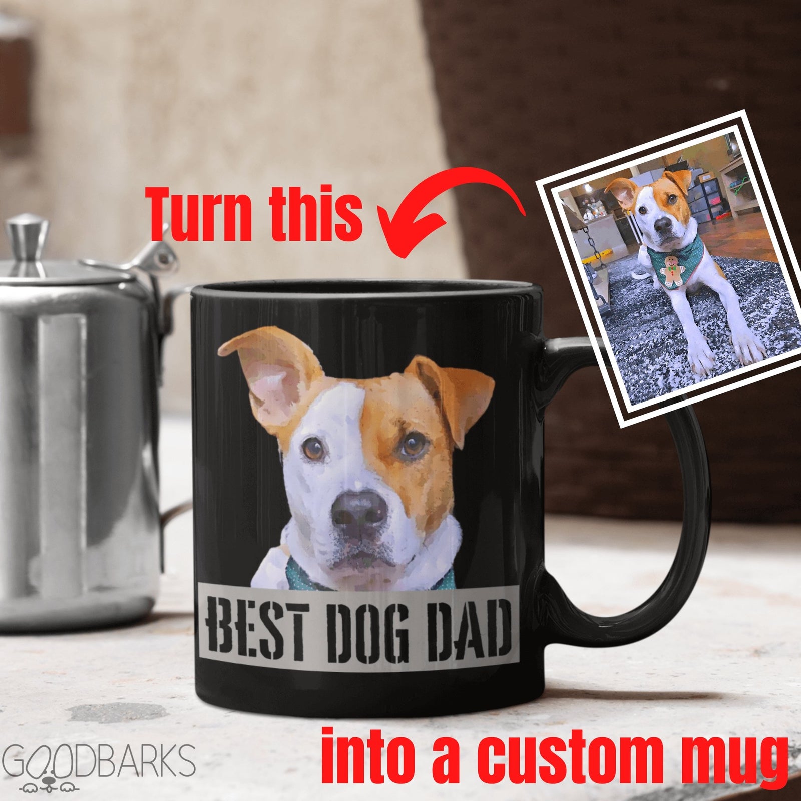 GoodBarks Best Dog Dad Mug - GoodBarks