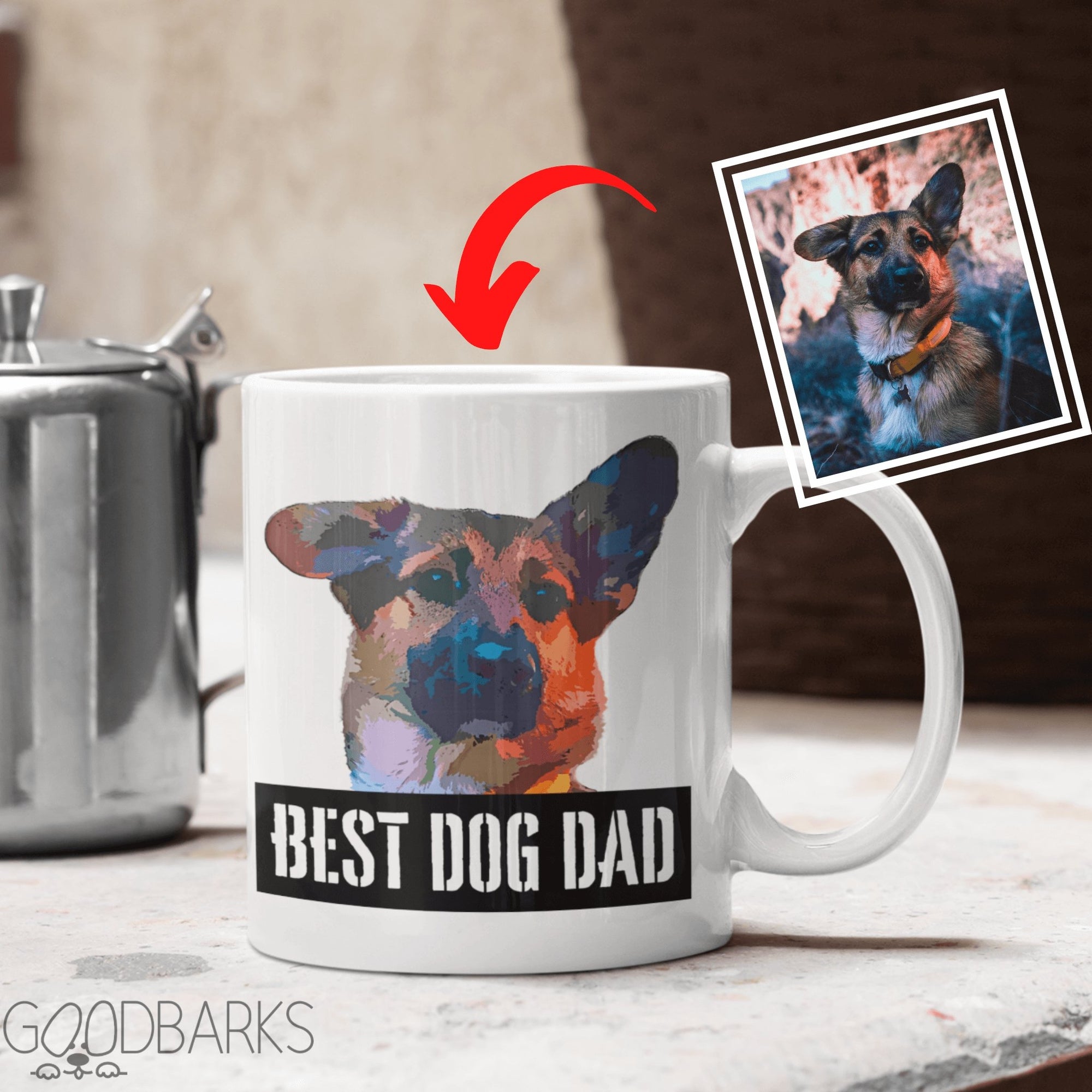 GoodBarks Best Dog Dad Mug - GoodBarks