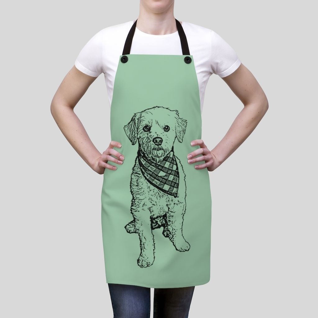 Personalized Ink Portrait Apron - GoodBarks